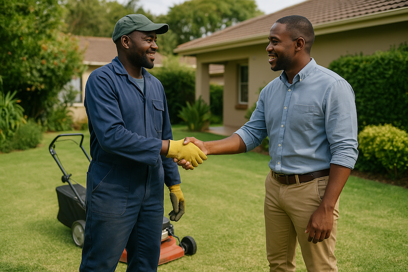 Respectful Garden Handshake Respectful Garden Handshake